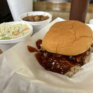 9. Pulled Pork Sandwich Platter