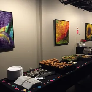 Supply your own food or hire your own caterers.