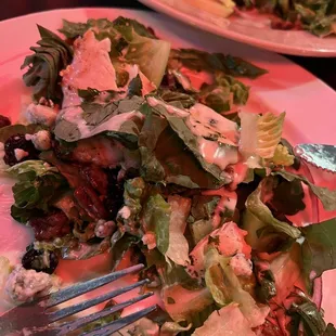 Salad with added whitefish