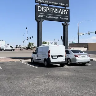 Billboard Sign, 
(top) Deeply Rooted
(bottom) Dispensary