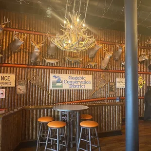 the interior of the lodge