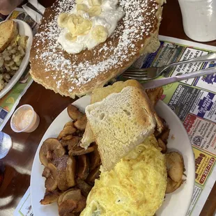 pancakes, food