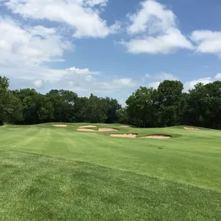 12th Hole approach shot