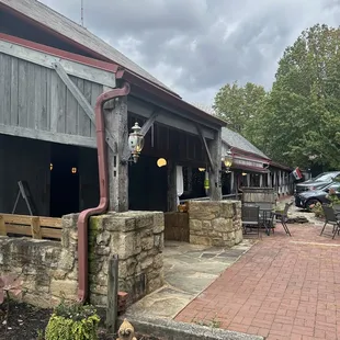 the outside of the building