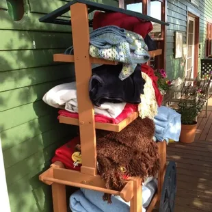 Blankets to keep you warm on those chilly evenings!