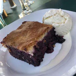 This is the blackberry cobbler. So dang good!