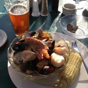 Seafood bouillabaisse.