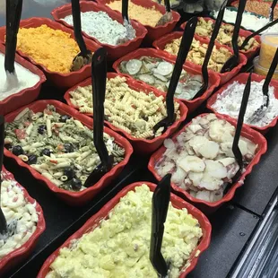 interior, salads