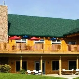 the front of the lodge