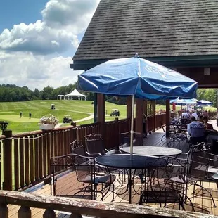 Beautiful views and relaxing atmosphere from the deck.