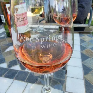 The rose- very easy to drink