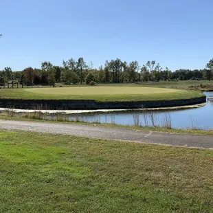 Island Green at Hole 6