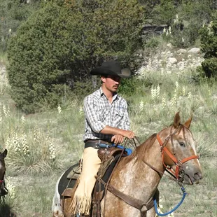 John leaving Wranglers Breakfast