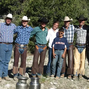 Photo shoot with Wranglers