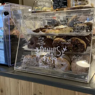 Donuts and other baked goods.
