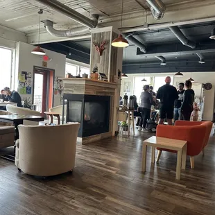Lots of different seating spaces and options