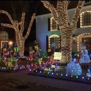 Deerfield Christmas Lights in Plano Texas