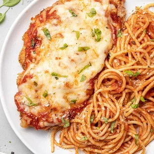 Best chicken parmesan I think I&apos;ve ever had.