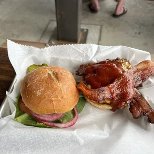 Bacon bbq burger