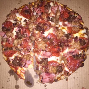 a pizza in a box