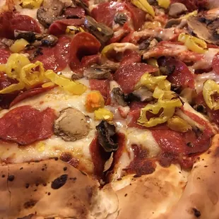 Double decker pizza!