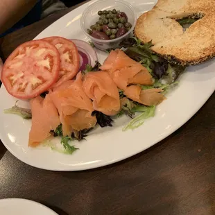 Nova Lox Bagel Plate