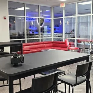 One sitting area of many