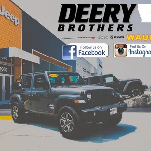 Follow us on Facebook and Instagram @deerywaukee