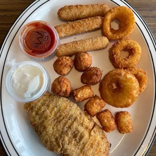 Sampler platter