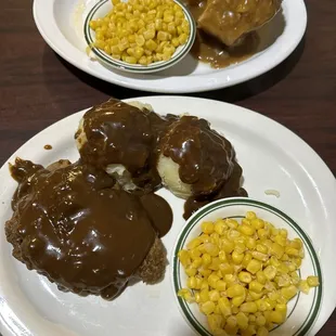 Stuffed pork chop &amp; Swiss steak!
