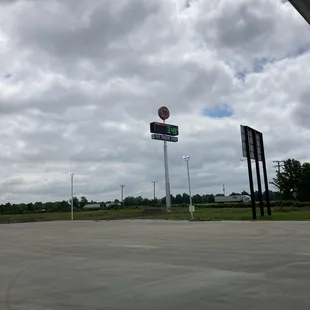 view of 76 fuel price sign (visible from Interstate 40)