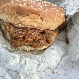 Mushroom Fried Sandwich
