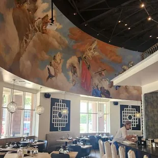 interior, sushi and sashimi