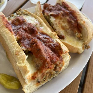 Eggplant Parm Sandwich