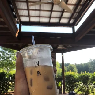 Lavender Vanilla Ice Coffee