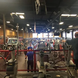 Cardio! Usually packed