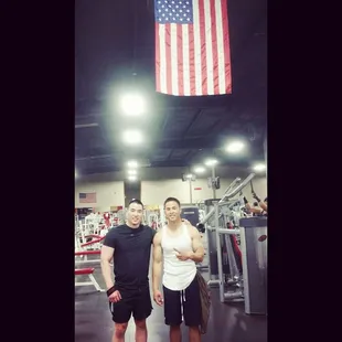 my trainer and brother