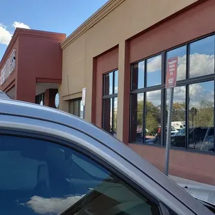 &quot;prospective member parking&quot; with a current member parking there. Heaven forbid they walk an extra 50 feet to get to the gym to workout.