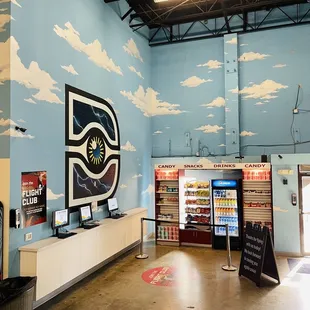 Drink and snack corner