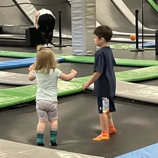 Trampoline big enough for two