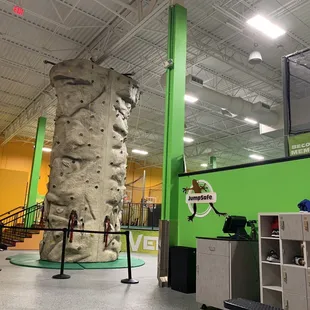 Locker and rock climbing