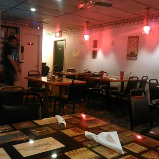 Everyone is sitting at the bar.