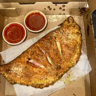 Calzone with Ham
