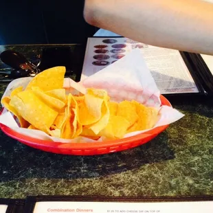 Complimentary chips