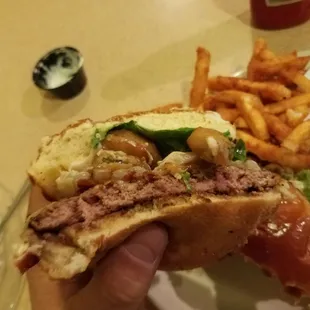 Small Pattie on the jalapeño burger