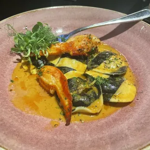 Lobster ravioli