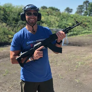 Bring the AK-47 and shoot steel on the range!