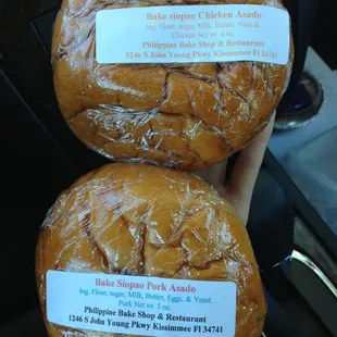 Chicken and pork buns - pastry goodies