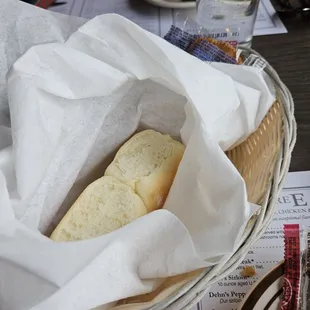 Complementary rolls.  I had already eaten the great onion ones.