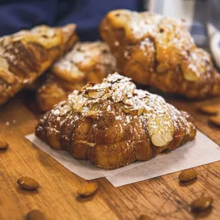 Twice Baked Almond Croissants
